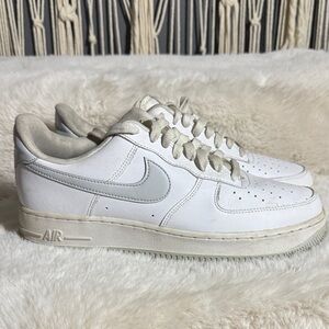 Nike Men's White Air Force 1 Sneakers